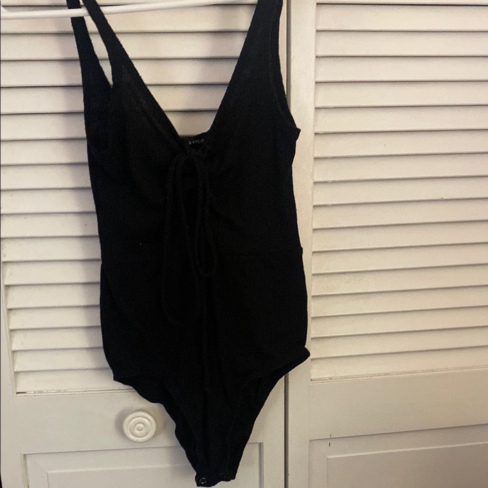 Kendall & Kylie Small Black Bodysuit